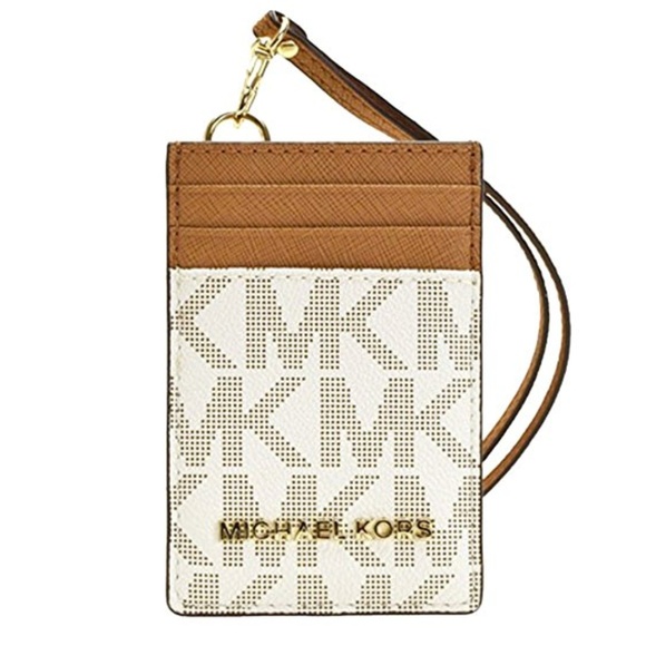 michael kors lanyard id holder